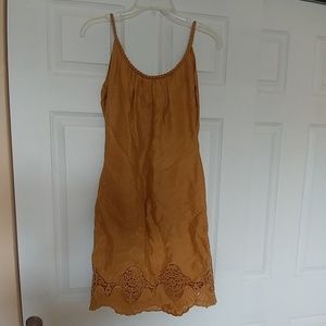 Small Mustard Yellow Sun Dress